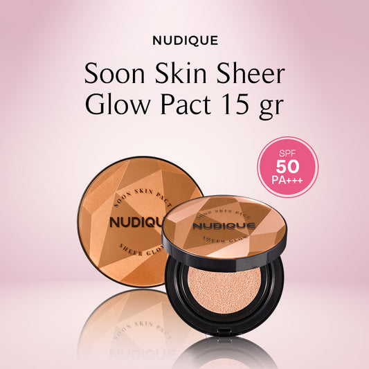 NUDIQUE Soon Skin Sheer Glow Pact (15gr)