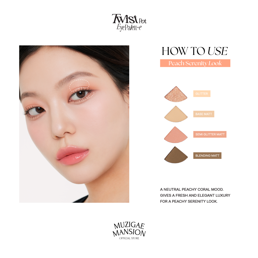 MUZIGAE MANSION Twist Pot Eye Palette