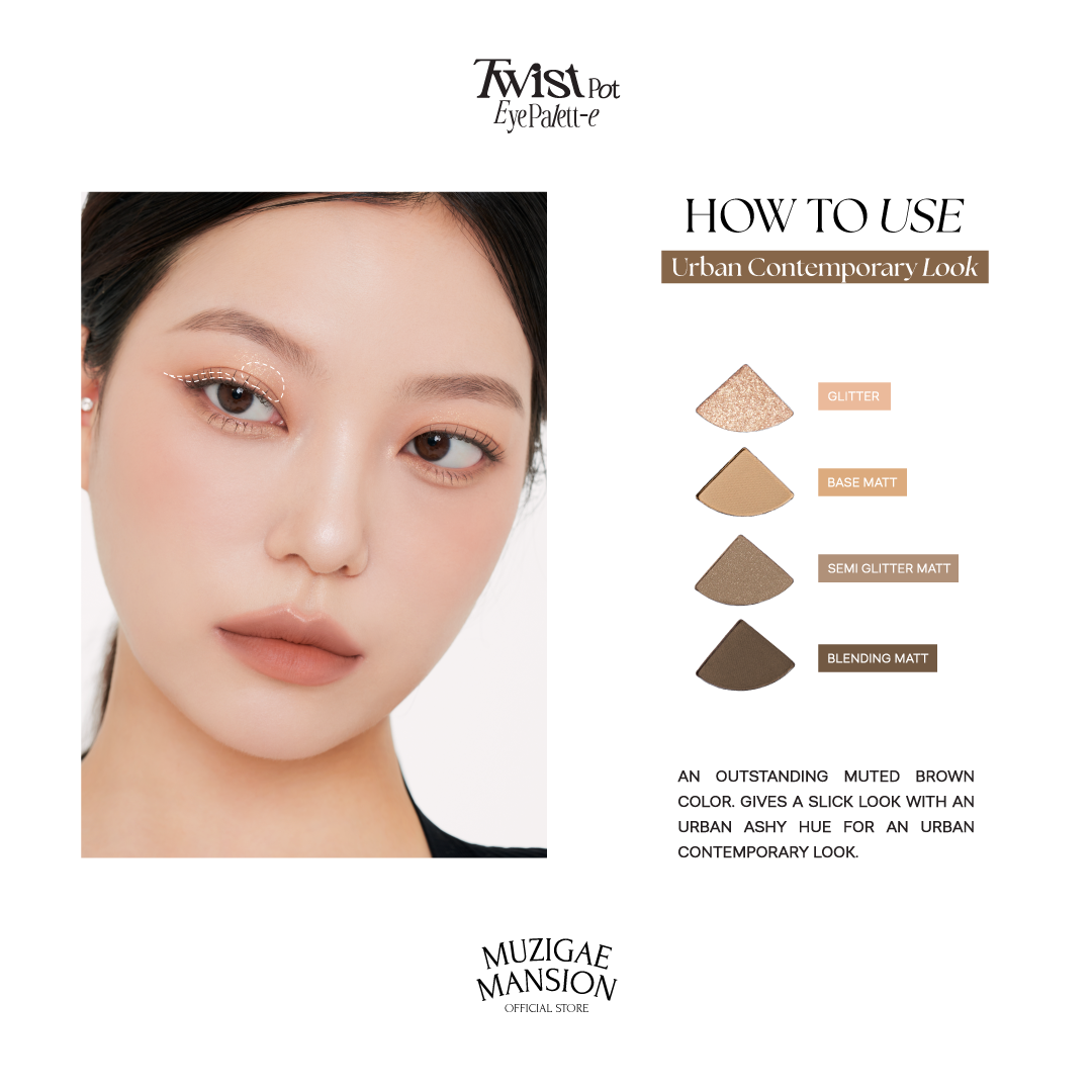 MUZIGAE MANSION Twist Pot Eye Palette
