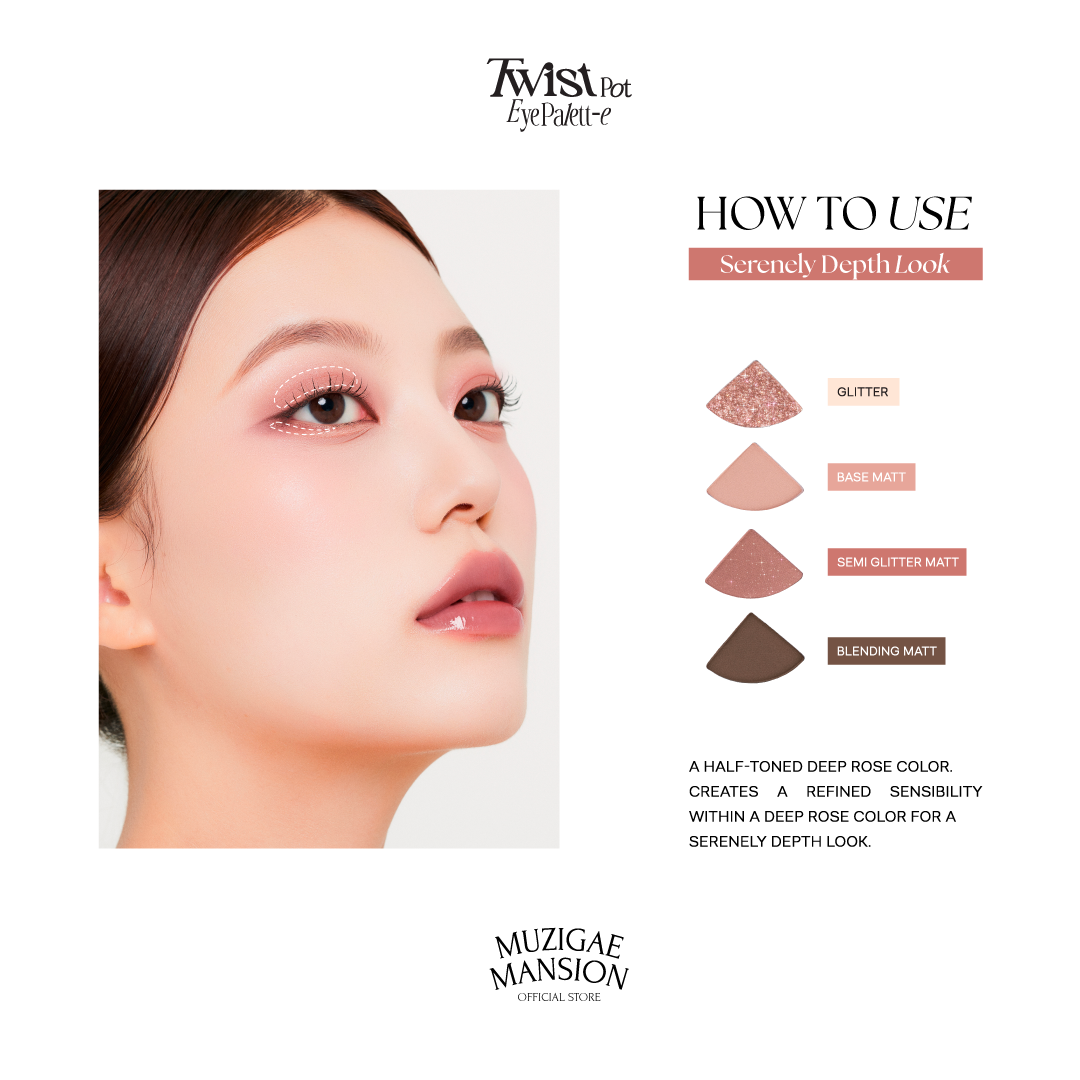 MUZIGAE MANSION Twist Pot Eye Palette