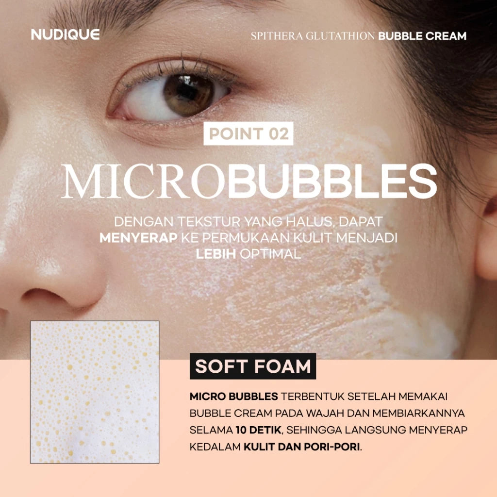 NUDIQUE Spithera Glutathione Bubble Cream