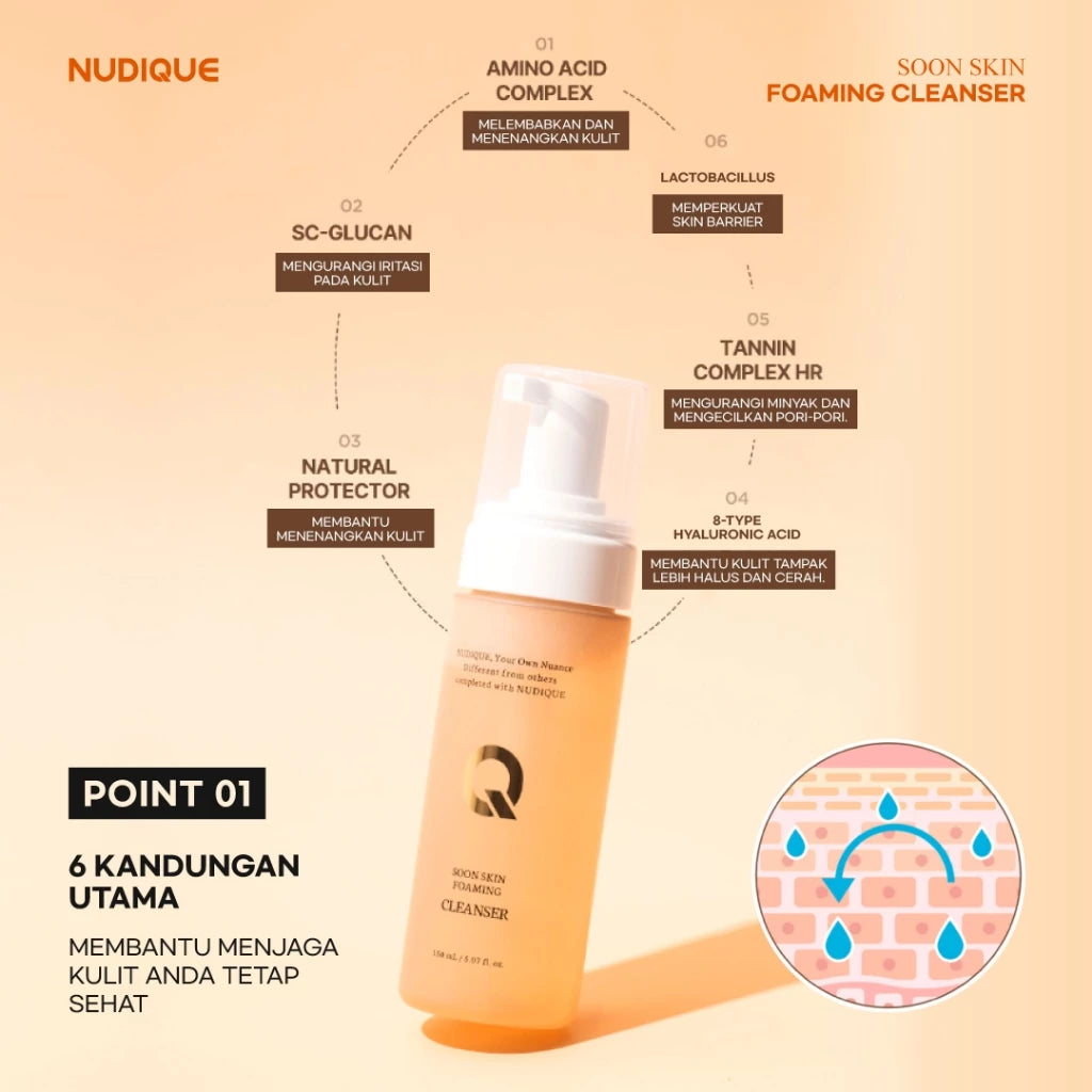 NUDIQUE Soon Skin Foaming Cleanser