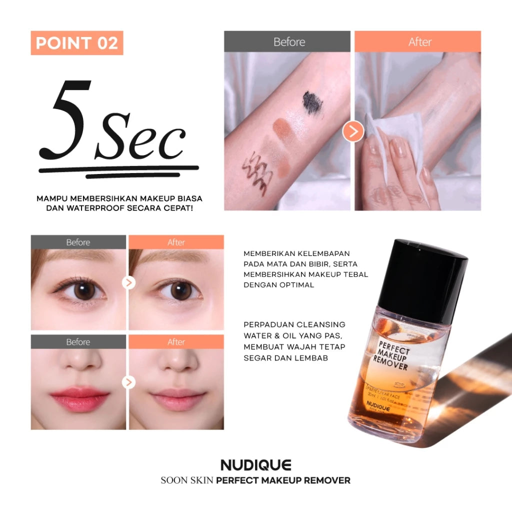 NUDIQUE Soon Skin Perfect Makeup Remover