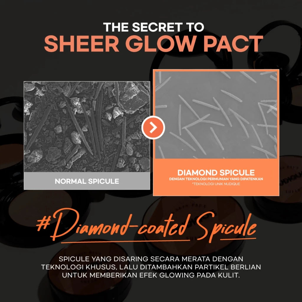 NUDIQUE Soon Skin Sheer Glow Pact (15gr)